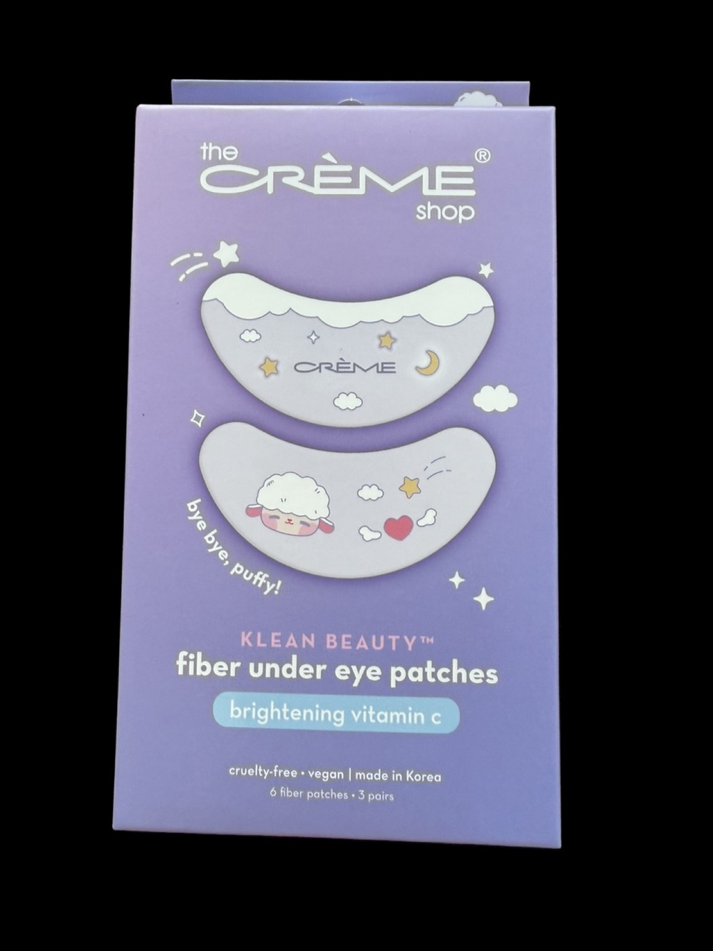 The Crème Shop Fiber Under Eye Patches - Brightening Vitamin C